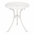 Mesa redonda de aluminio bl