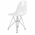 Silla de Polipropileno Blanca con Pata