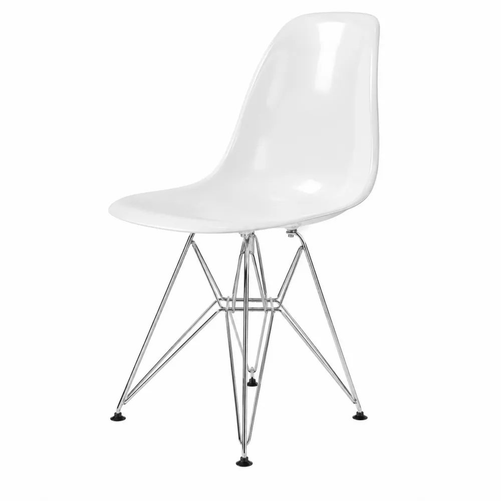 Silla de Polipropileno Blanca con Pata