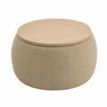 Reposapi¨¦s Redondo Beige con Tablero