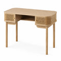 Escritorio de Madera de Roble con Cajone