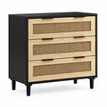 Cajonera de Madera y Rat¨¢n de